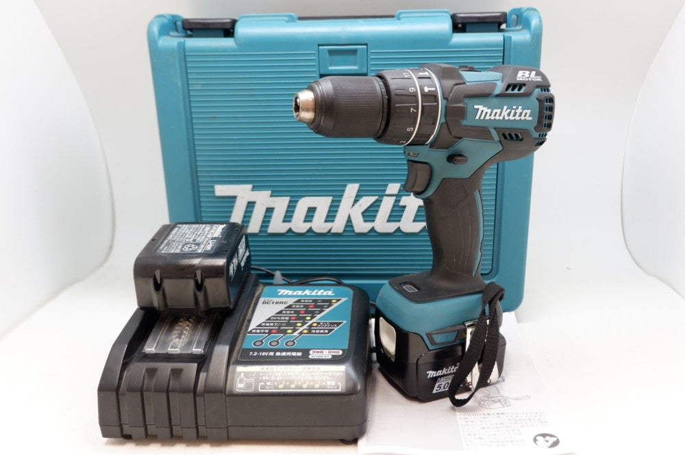 充電式振動ドライバドリル makita HP470DRTX 14.4V フルセット美品  