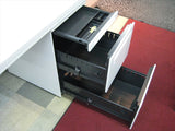 【USED】平机＆インワゴンセット　幅1200mm　オカムラ製　ADVANCE（アドバンス）シリーズ　高知　okamura　OAデスク　【店舗販売品】