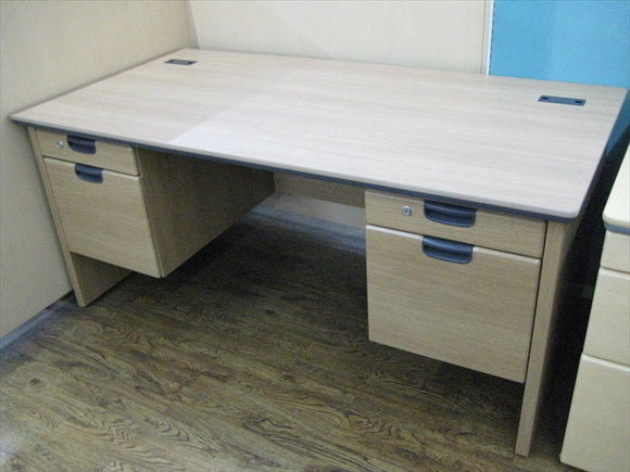【USED】マネージメントデスク　幅1600mm　オカムラ製　okamura　役員用机　高知　【店舗販売品】