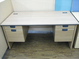 【USED】マネージメントデスク　幅1600mm　オカムラ製　okamura　役員用机　高知　【店舗販売品】