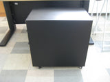 【USED】平机＆ワゴンセット　モニタースタンド付き　PLUS製　XF DESK TYPE-Lx（エックスエフ）　プラス　高知　【店舗販売品】