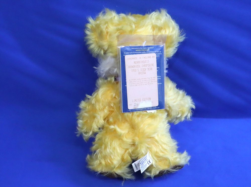 1950'S テディベア イエロー RR100W メリーソート TEDDY BEAR Yellow