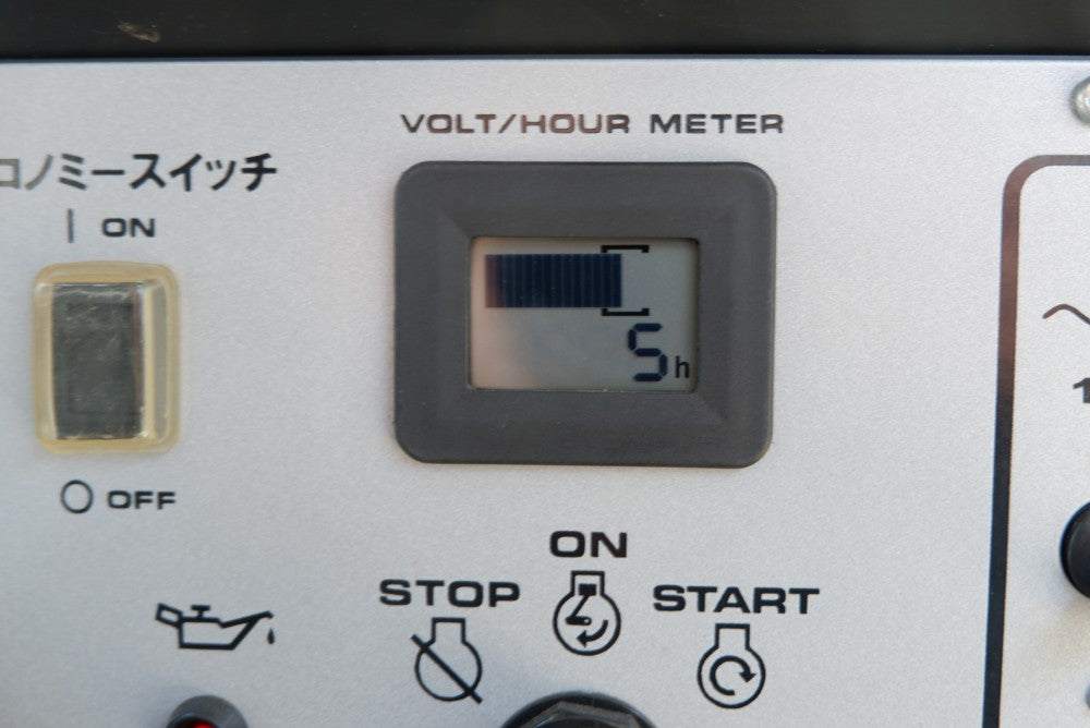 交流専用三相対応発電機 ヤマハ EF6000TE 60Hz 総運転時間5時間