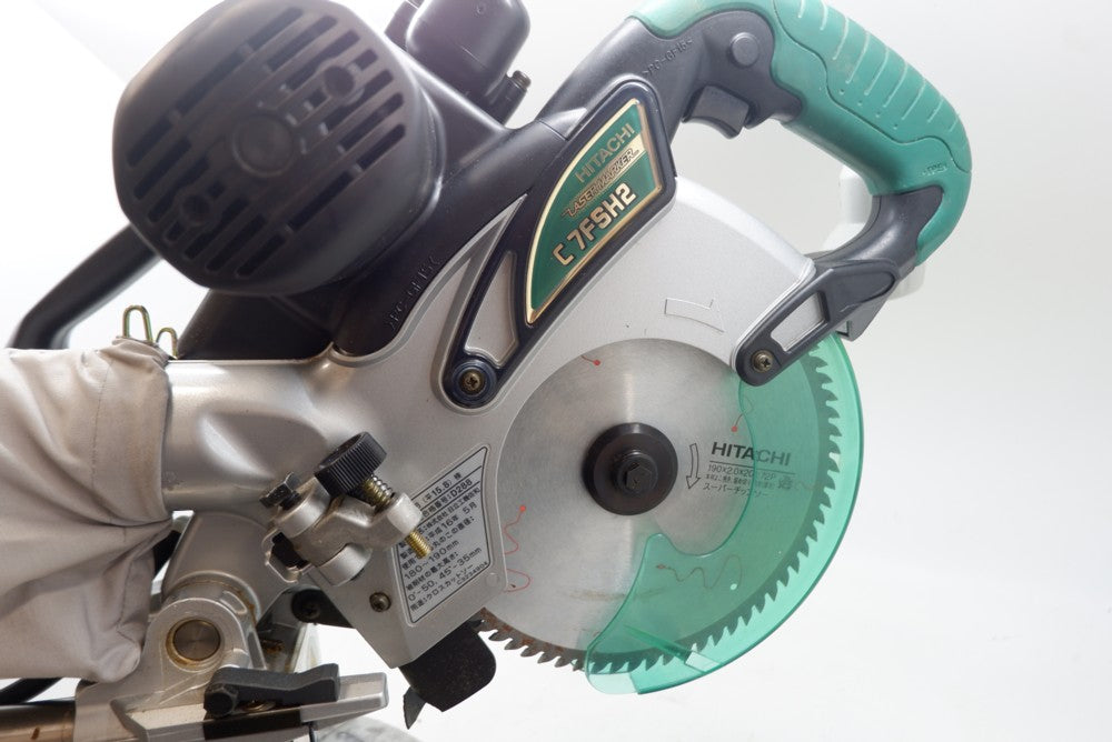 日立C7FS スライド丸ノコ HITACHI/日立工機 190mm 卓上スライド丸のこ マルノコ C7FS - 無限堂大阪店