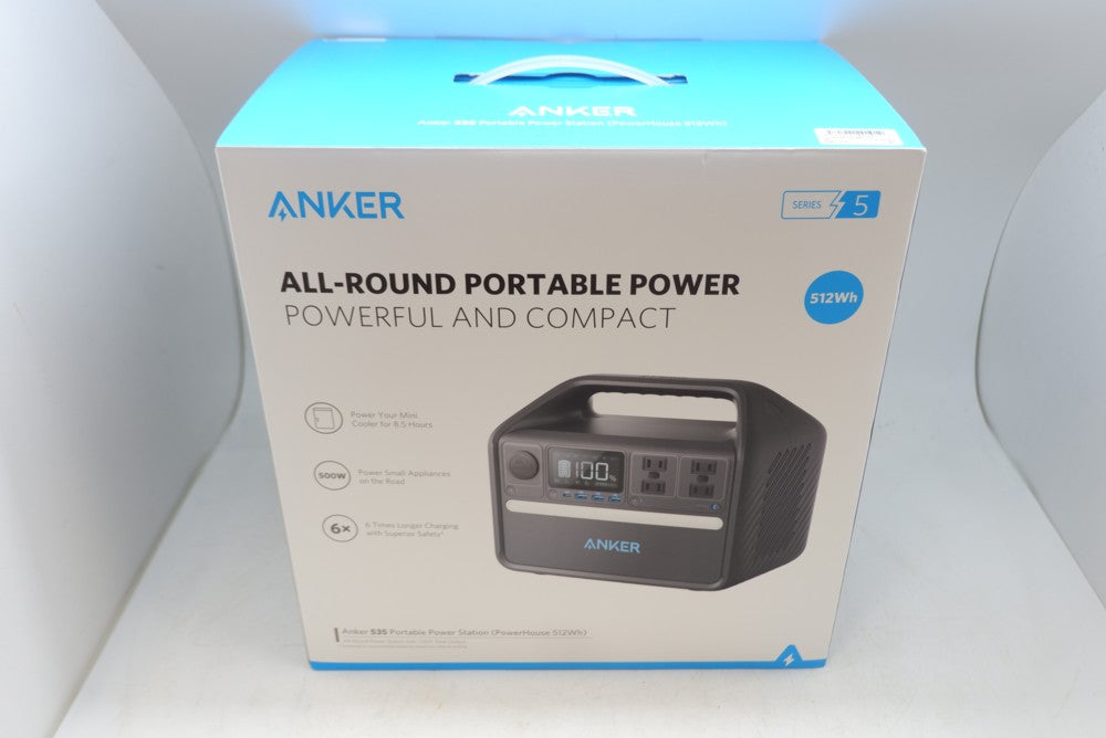 (ほぼ未使用)ANKER ポータブル電源 535 Power station Anker 535 Portable Power Station (PowerHouse 512Wh