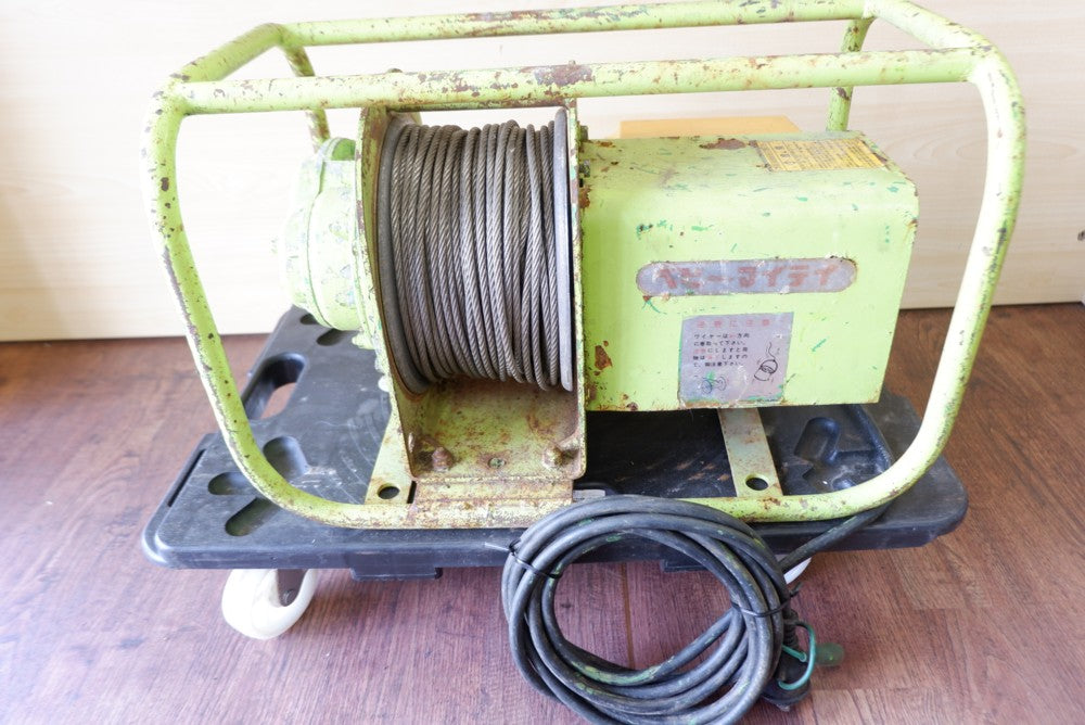 電動ウインチ トーヨーコーケン ベビーマイティ MA-650M 動作品