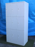 生興　9人用ロッカー　AKL-W9　【店舗販売品】