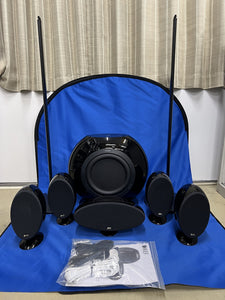 KEF Home theatre 3000 series スピーカー＆ウーファー６点セット　別売専用スタンド付き