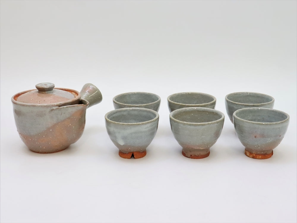 京焼 平安 川添寿楽造 色絵 松竹に橋 茶道具 茶碗 共箱
