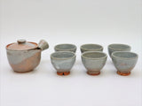 萩焼 急須 湯呑 湯冷 6杯 茶道具 茶器 アンティーク