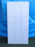 生興　9人用ロッカー　AKL-W9　【店舗販売品】