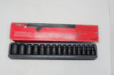 Snap-on インパクト用シャロ―ソケット 315IMMYA 15本 差込1/2