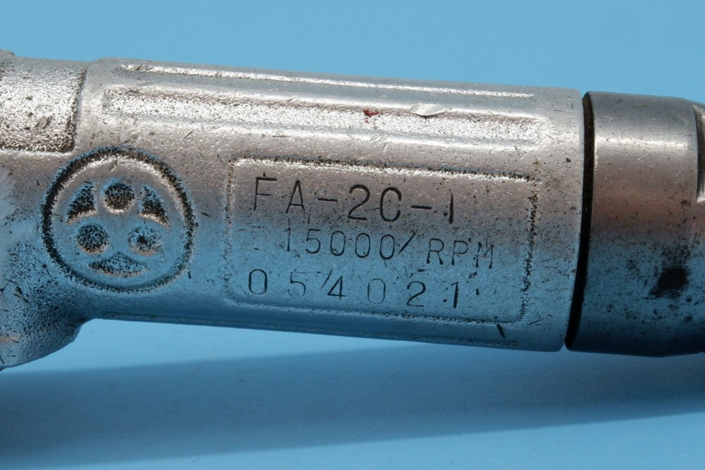 エアーアングルグラインダー 不二空機 FA-2C-1 替え砥石付き中古 エアーアングルグラインダー 不二空機 FA-2C-1 替え砥石付き中古